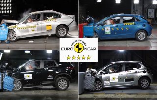 Peugeot 208 và 3-Series đạt điểm tối đa của EuroNCAP 2012