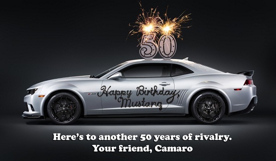 GM mừng sinh nhật Ford Mustang