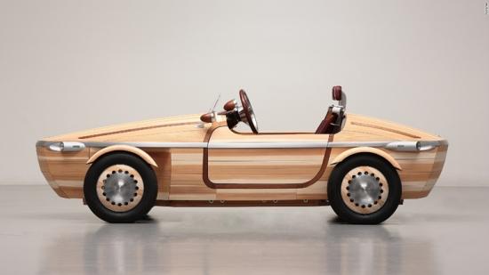 Xe Toyota tương lai có thể làm từ gỗ 1