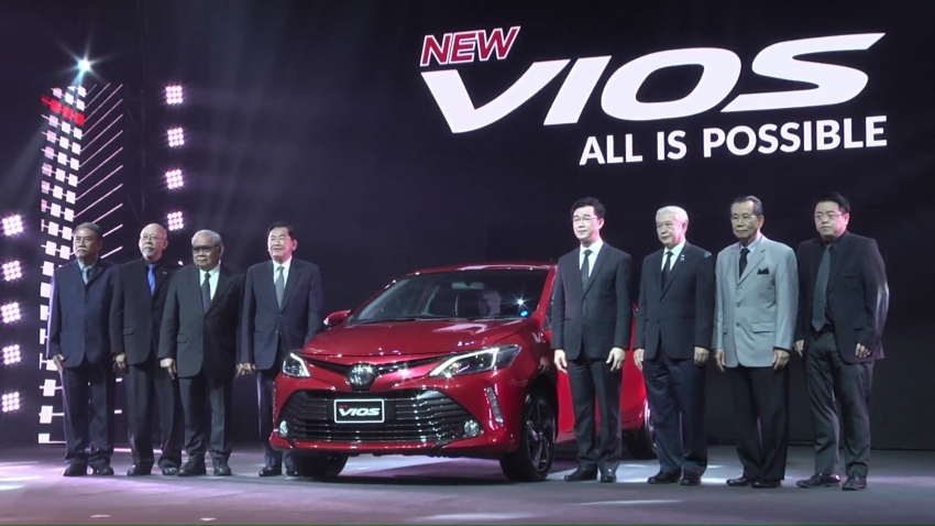 Phiên bản nâng cấp Toyota Vios 2017 ra mắt tại Thái Lan với giá từ 17.200 USD