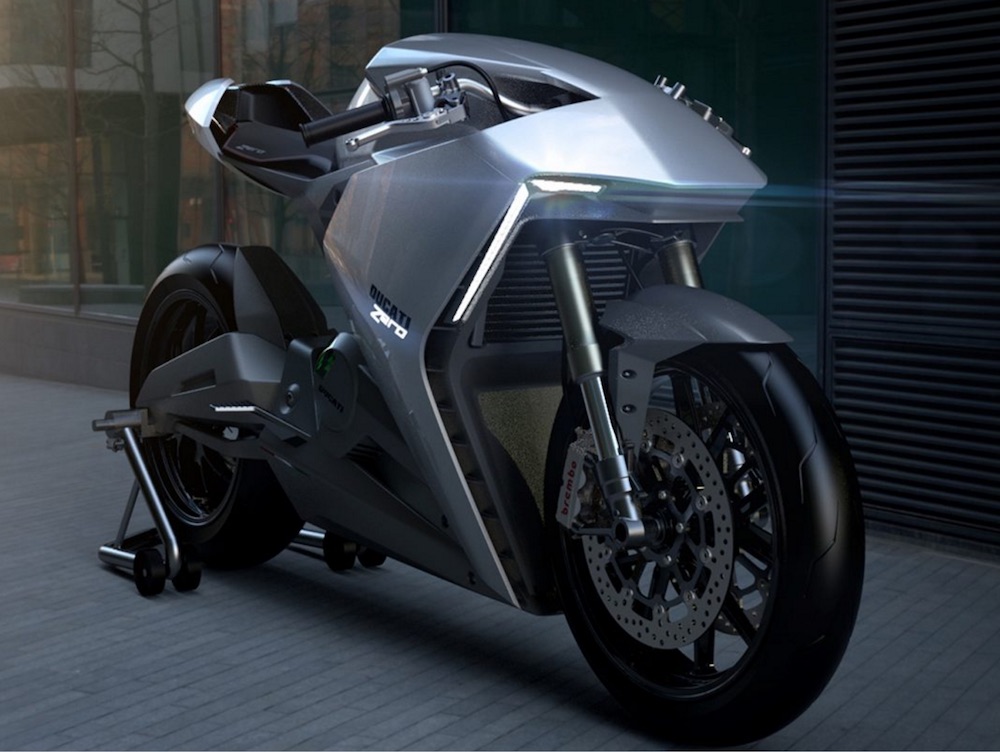 Concept mô tô điện độc đáo Ducati Zero