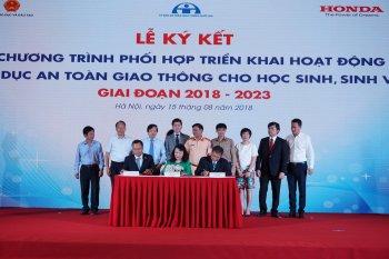 Honda Việt Nam thúc đẩy hoạt động giáo dục ATGT giai đoạn 2018-2023 Honda Việt Nam thúc đẩy hoạt động giáo dục ATGT giai đoạn 2018-2023