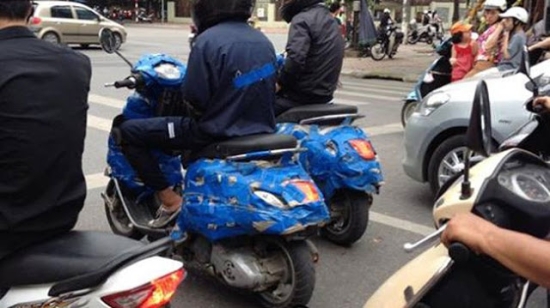 Bất ngờ xuất hiện hình ảnh Vespa bí ẩn tại Việt Nam