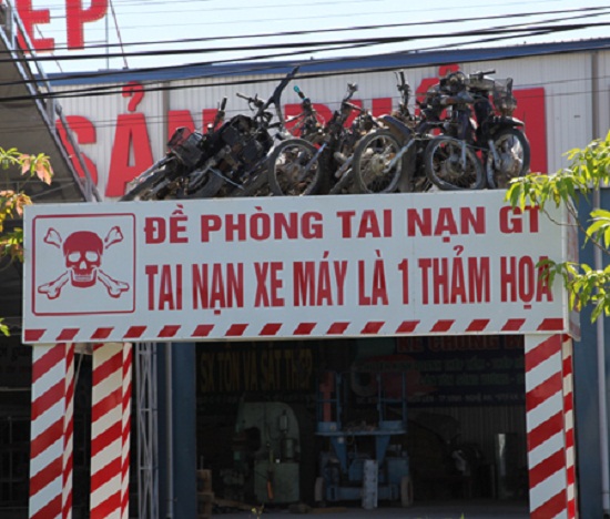 70% các vụ tai nạn giao thông ở Việt Nam liên quan đến xe máy