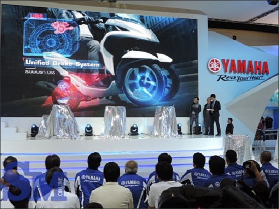 Xe ga 3 bánh Yamaha TriCity khuấy đảo triển lãm Bangkok