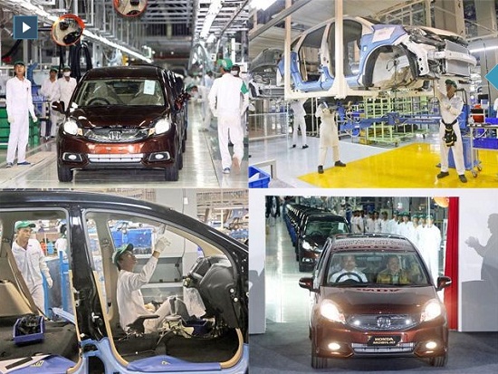 Xem dây chuyền sản xuất Honda Mobilio nội địa hóa 86% ở Indonesia 