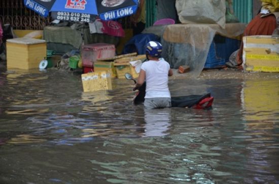 Sài Gòn hóa sông, giao thông tê liệt
