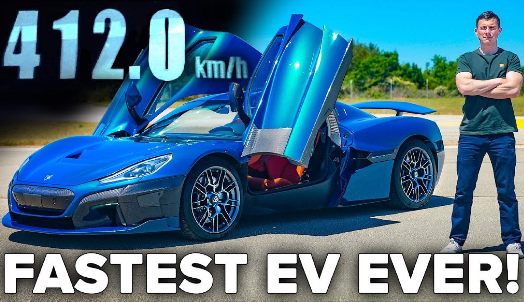 Xe điện Rimac Nevera lập kỷ lục mới, tốc độ vượt Bugatti Veyron