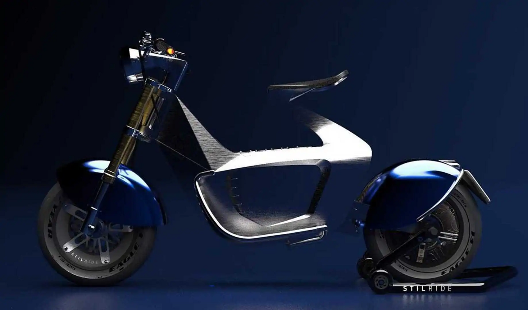 Thiết kế xe máy điện lấy cảm hứng từ Origami