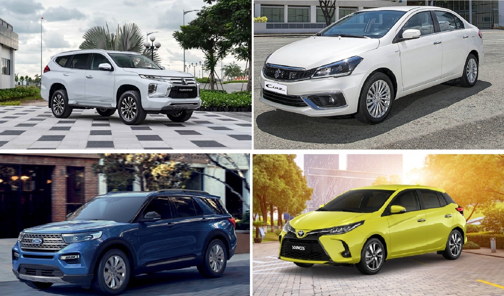 TOP 10 ô tô ế khách tháng 5/2023: “Dấu ấn” Toyota, Suzuki Ciaz, Pajero Sport