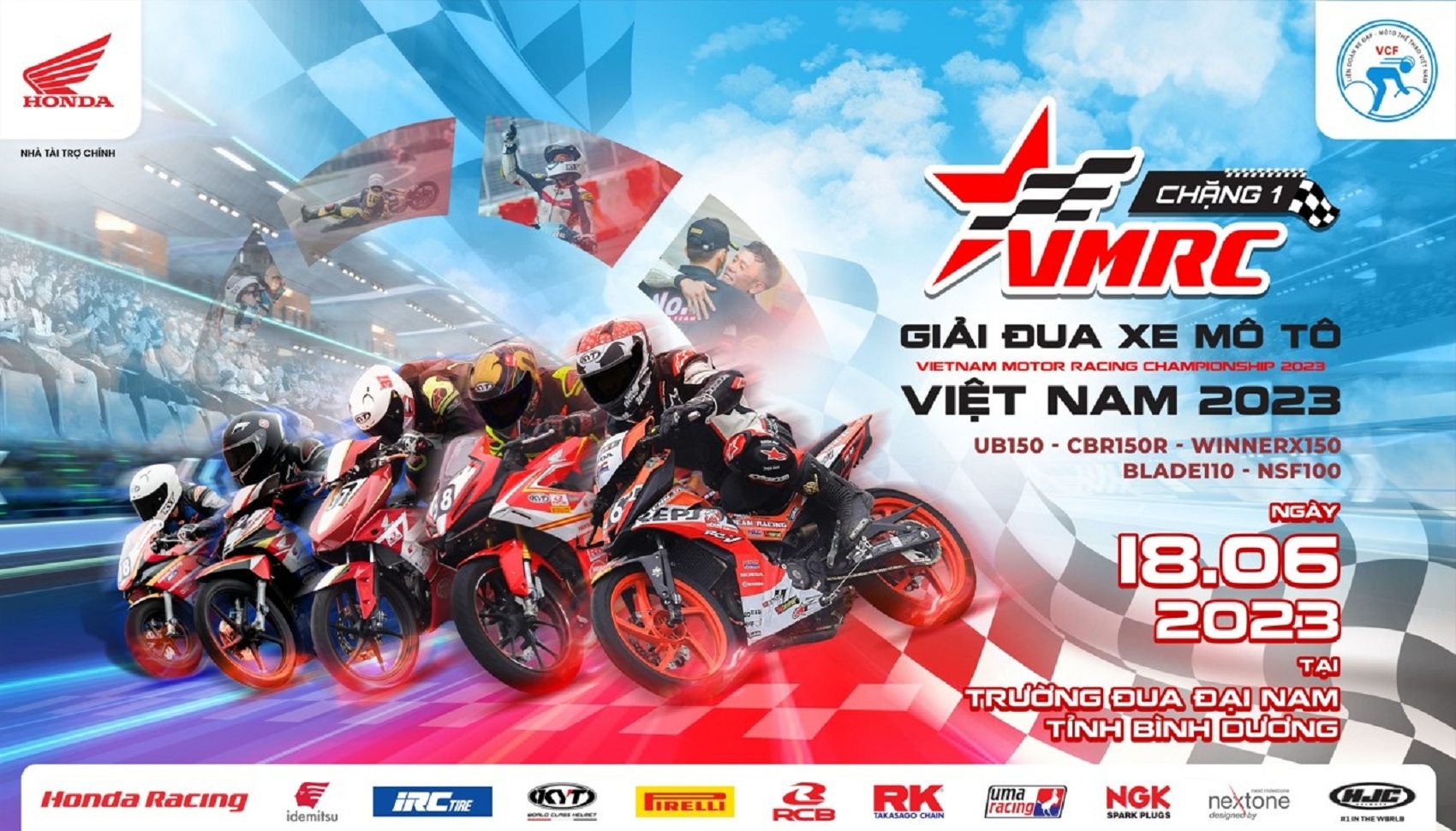 Khởi động giải đua xe Môtô Việt Nam - VRMC 2023