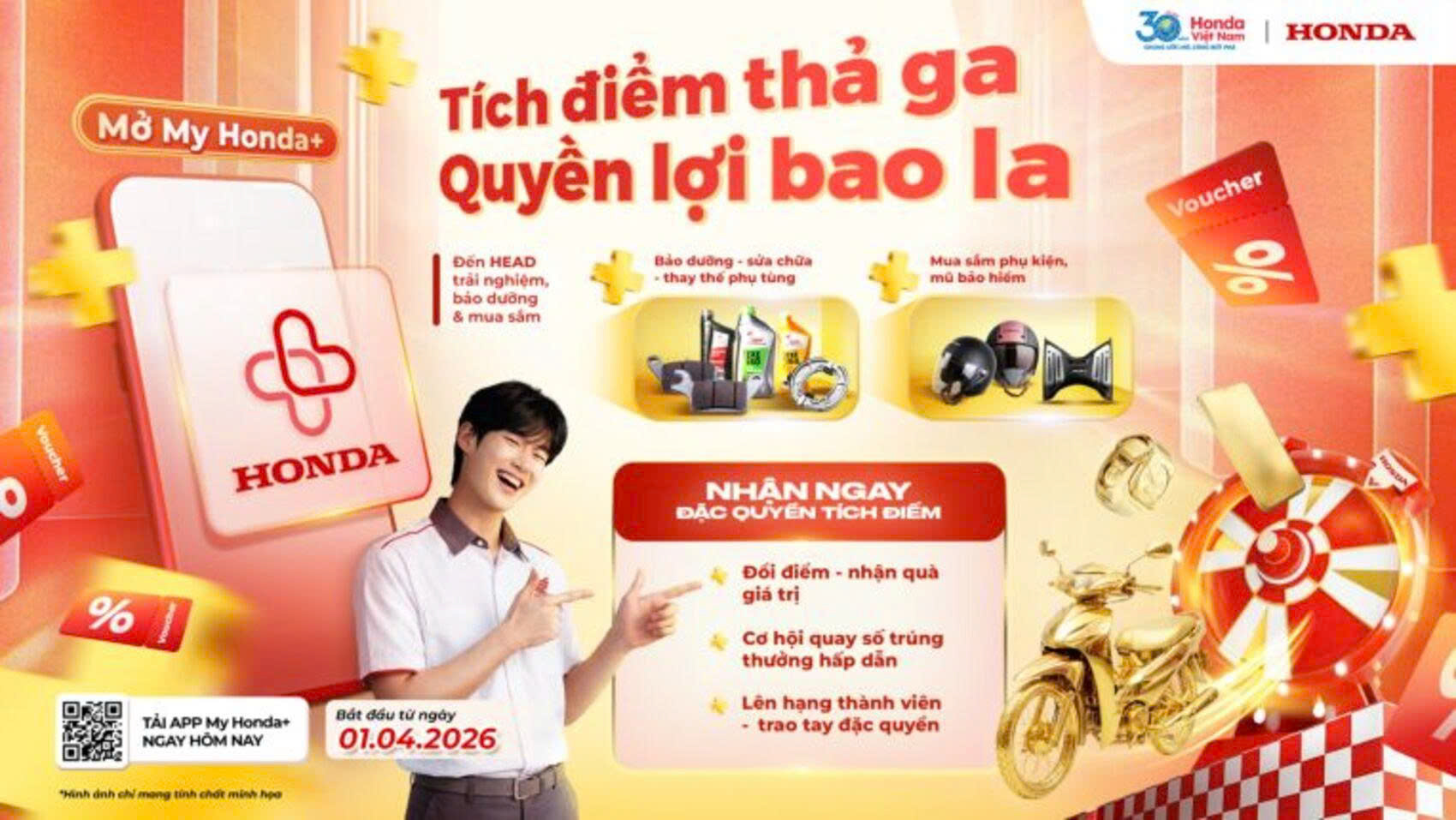 Honda Việt Nam khởi động “Chương trình Khách hàng thân thiết Honda” trên ứng dụng My Honda+
