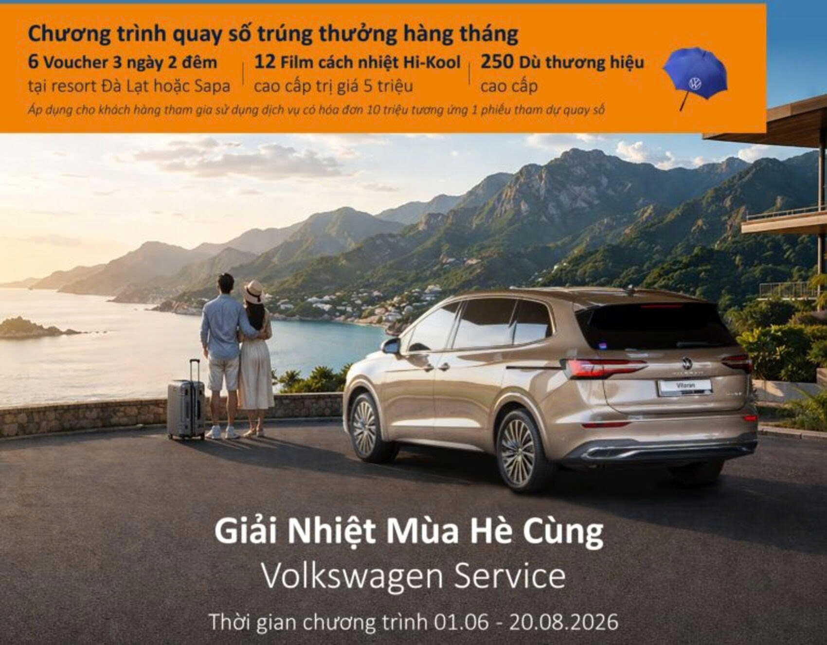 Volkswagen khẳng định xe tương thích với nhiên liệu E10, kích cầu tháng 6, ưu đãi hàng trăm triệu đồng
