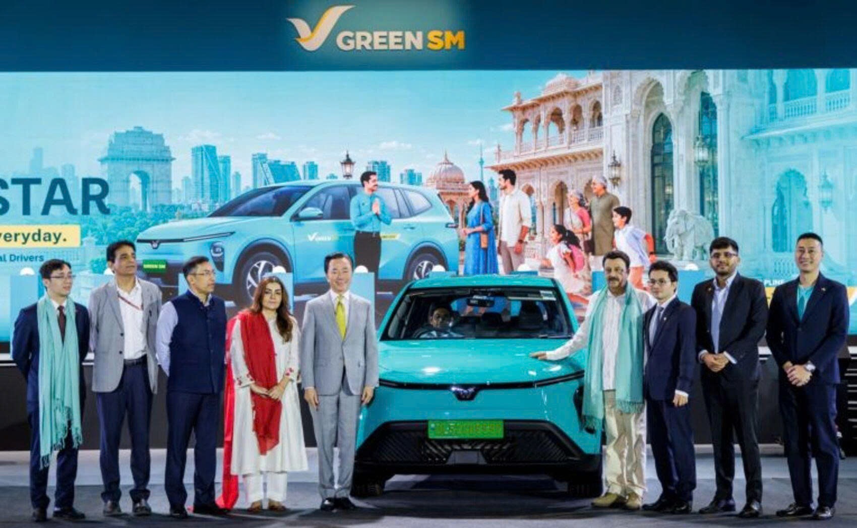 Ra mắt dịch vụ taxi thuần điện Green SM Limo tại Ấn Độ