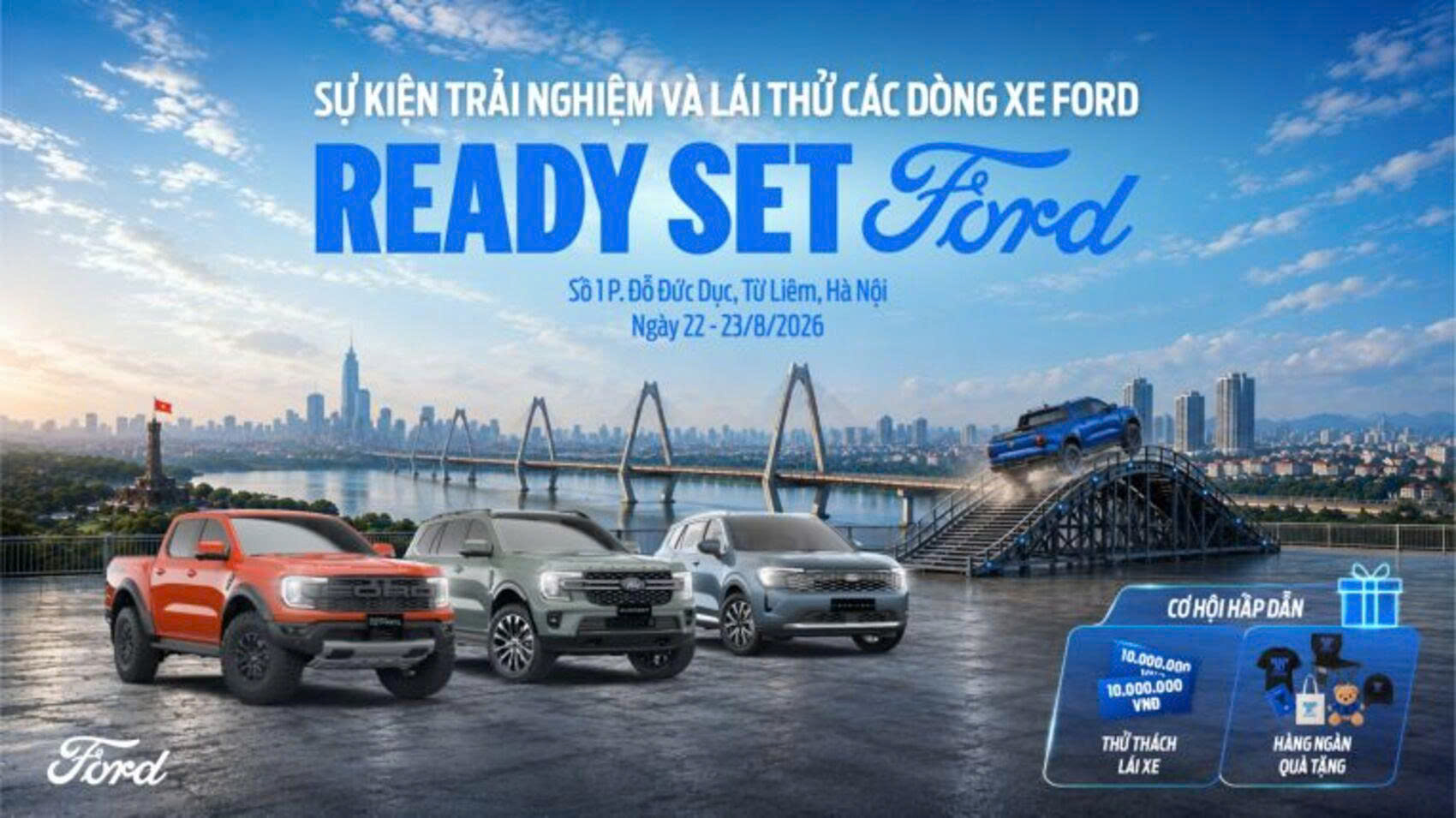 Ford Việt Nam mang loạt xe mới đi 8 tỉnh thành, mở chuỗi lái thử quy mô lớn