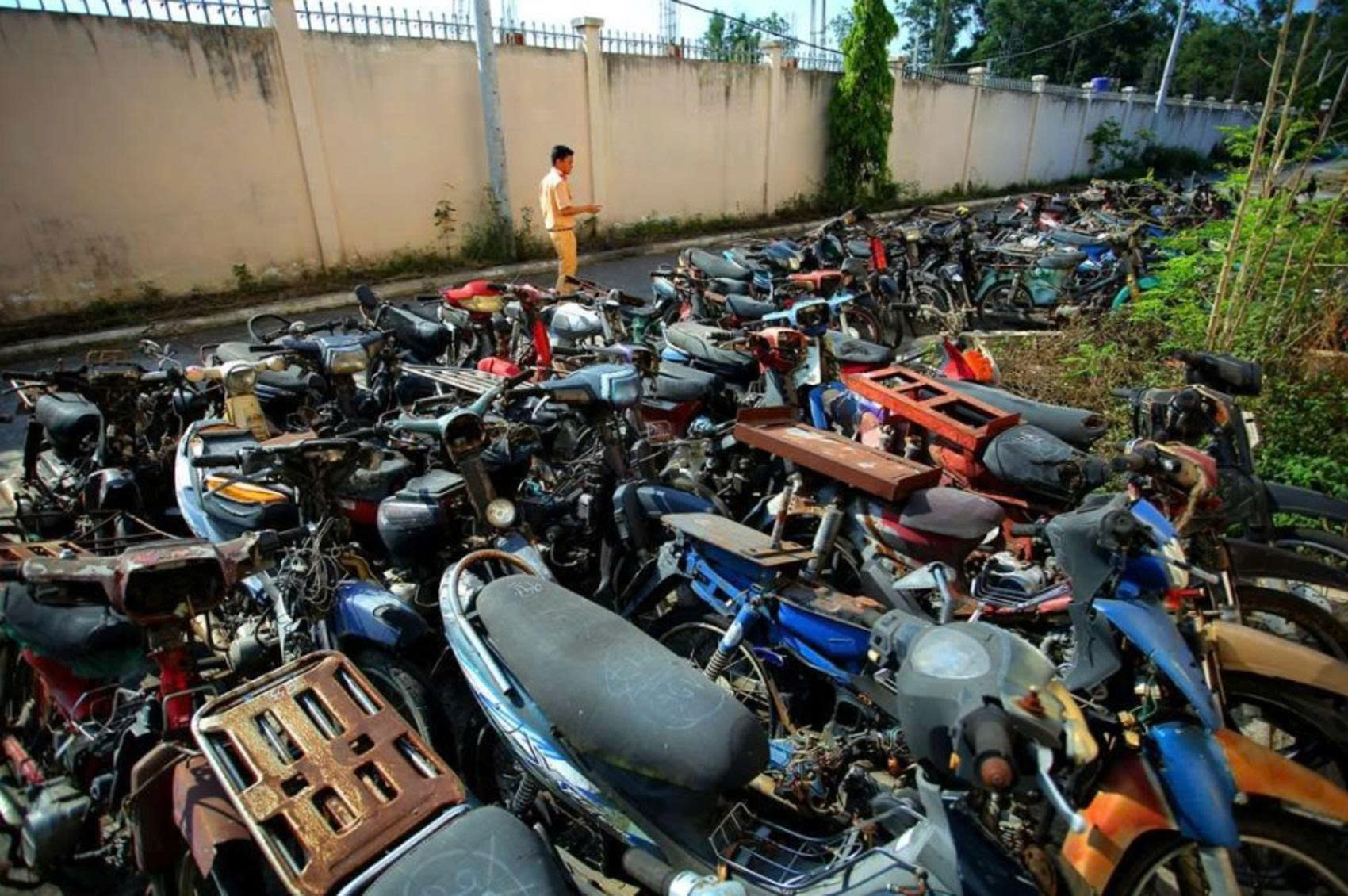 Hơn 36.000 xe máy vi phạm tại TP.HCM sắp được đấu giá: Giá từ 620 nghìn đồng/xe