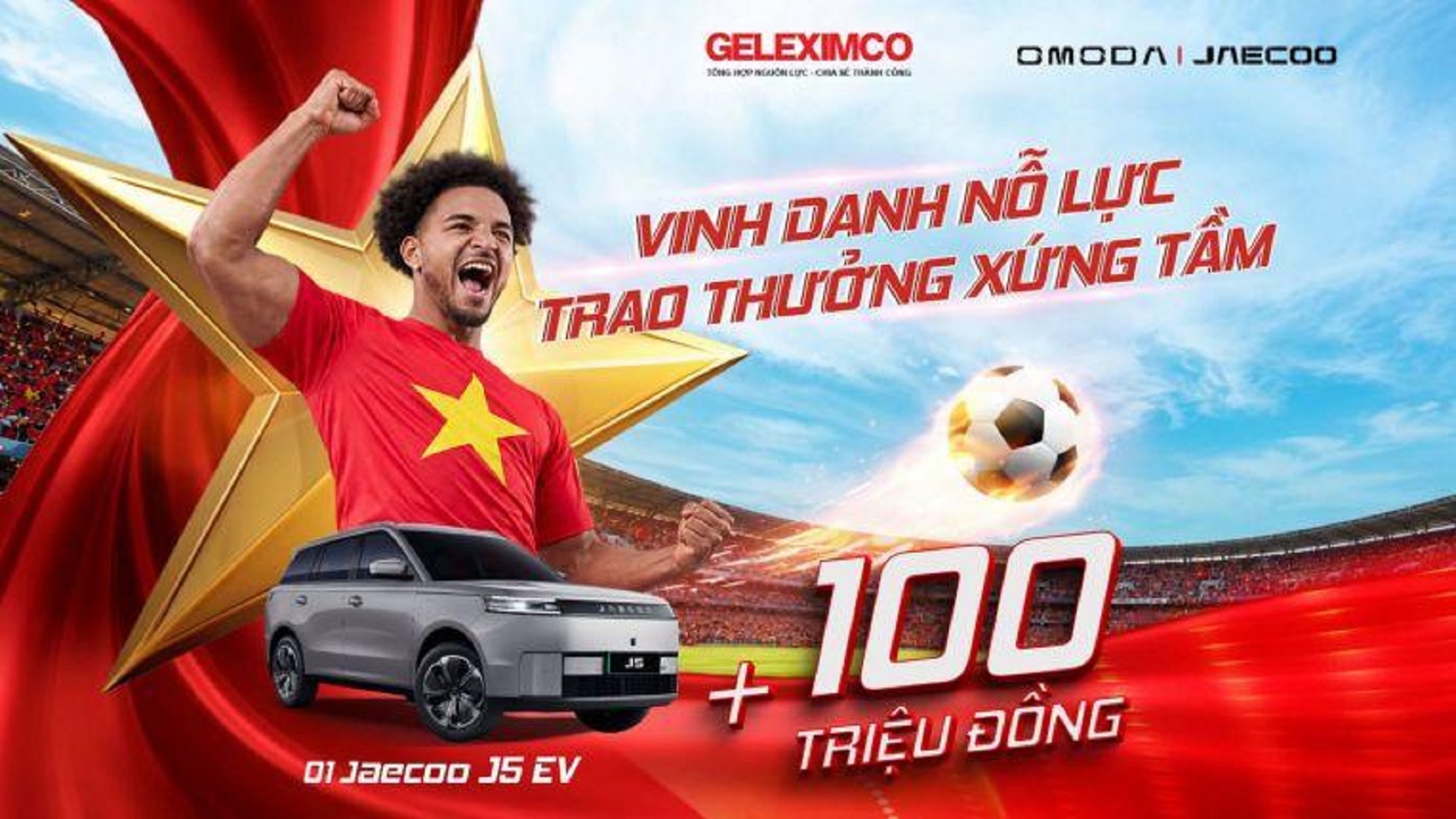 Tiền đạo Nguyễn Xuân Son được tặng xe Jaecoo J5 EV sau chức vô địch ASEAN Cup 2026: Hoàn thiện gara xe đủ 3 bộ 3 xe xăng, hybrid, EV