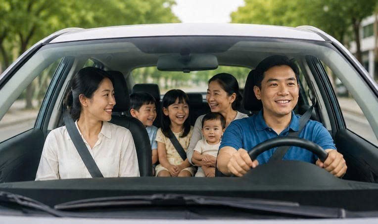 Taxi 4 chỗ chở 2 người lớn và 3 trẻ em dưới 10 tuổi có bị xử phạt không