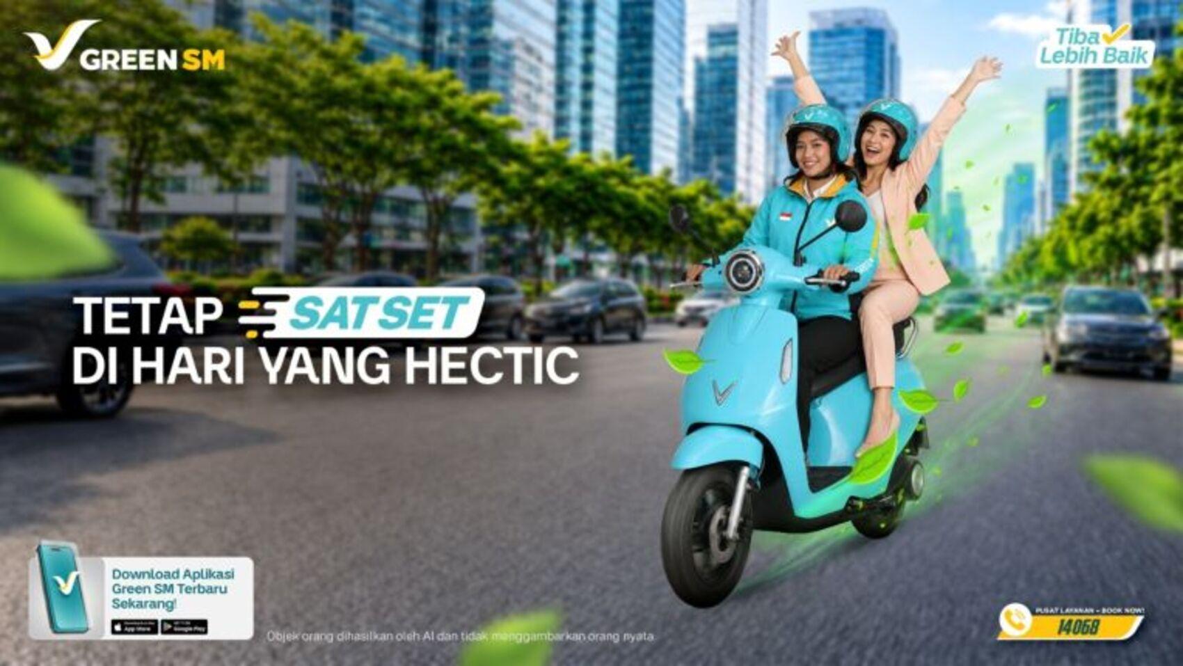 Green SM lần đầu tiên ra mắt dịch vụ xe máy điện tại Indonesia