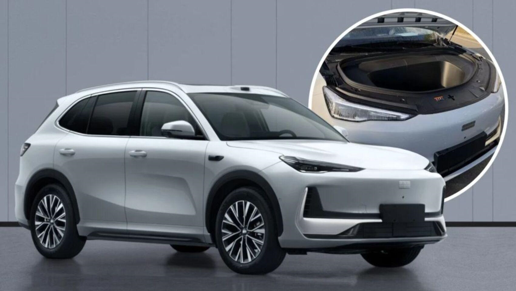 Geely EX5 thế hệ mới lộ loạt nâng cấp trước giờ G: Có khoang hành lý cỡ lớn phía trước, cảm biến LiDAR đặt trên nóc