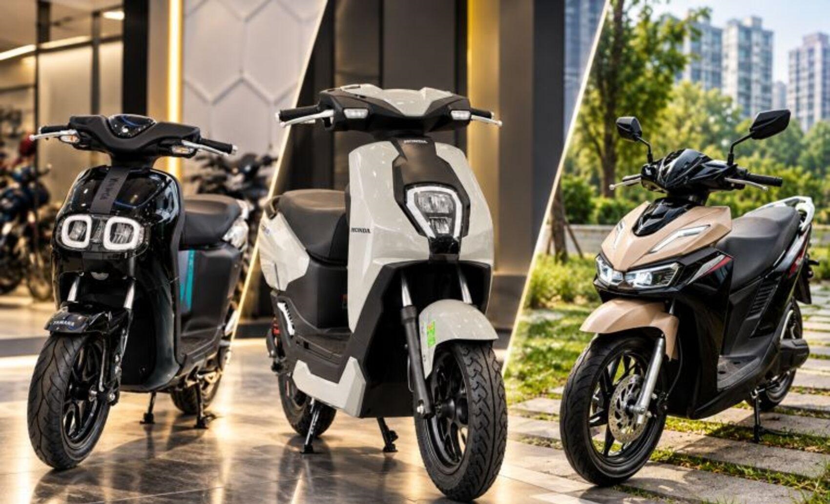 Xe máy điện được ưu đãi sâu: Honda, Yamaha cạnh tranh như thế nào với VinFast