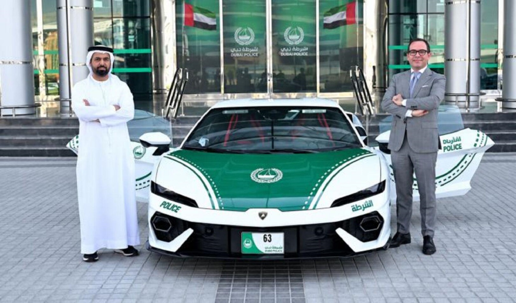 Cảnh sát Dubai bổ sung Lamborghini Temerario 907 mã lực vào đội xe tuần tra