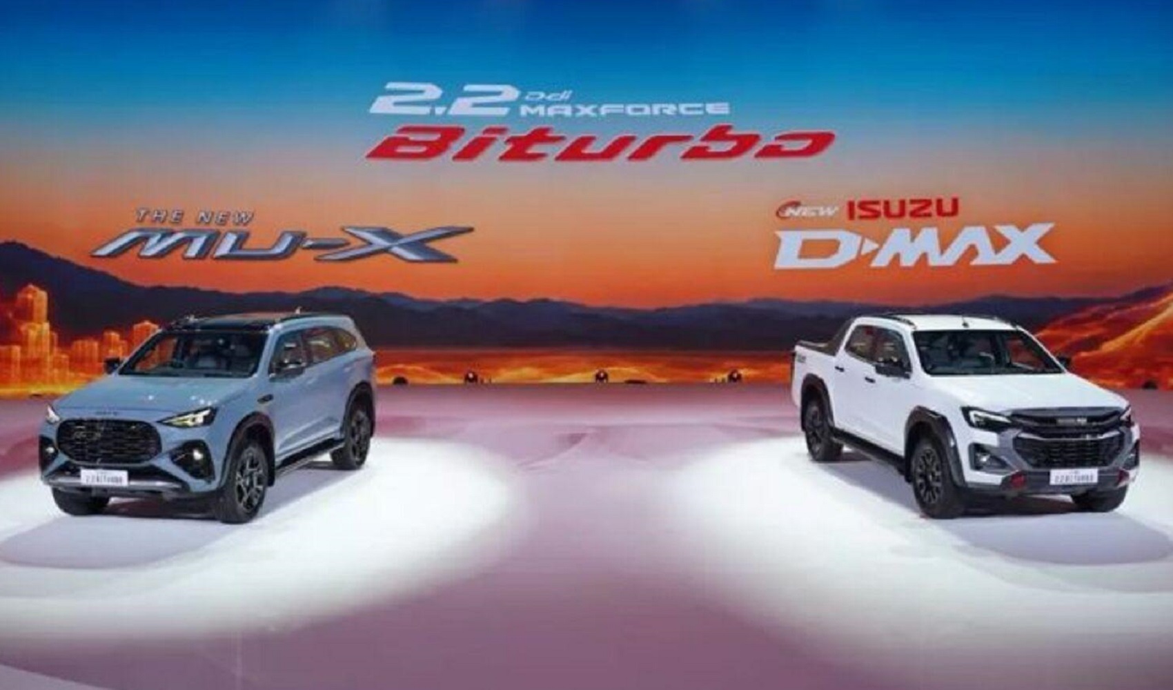 Isuzu D-Max và MU-X có động cơ diesel 2.2L tăng áp kép mới: Công suất 201 mã lực, thay thế cỗ máy 3.0L truyền thống