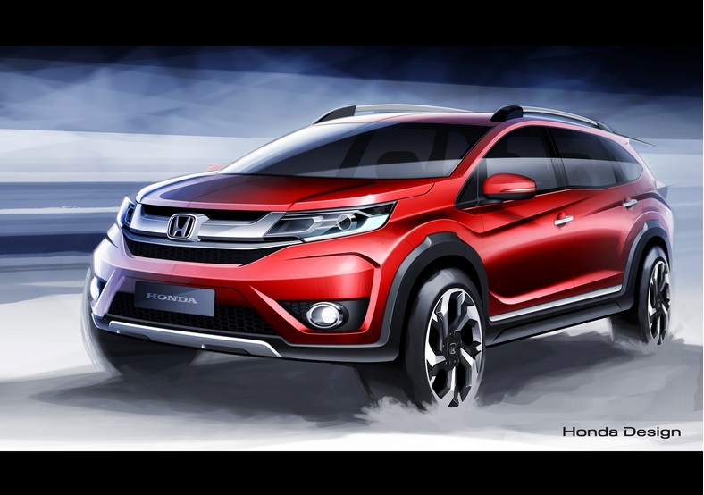 Honda “tham chiếm” crossover bằng nguyên mẫu BR-V hoàn toàn mới