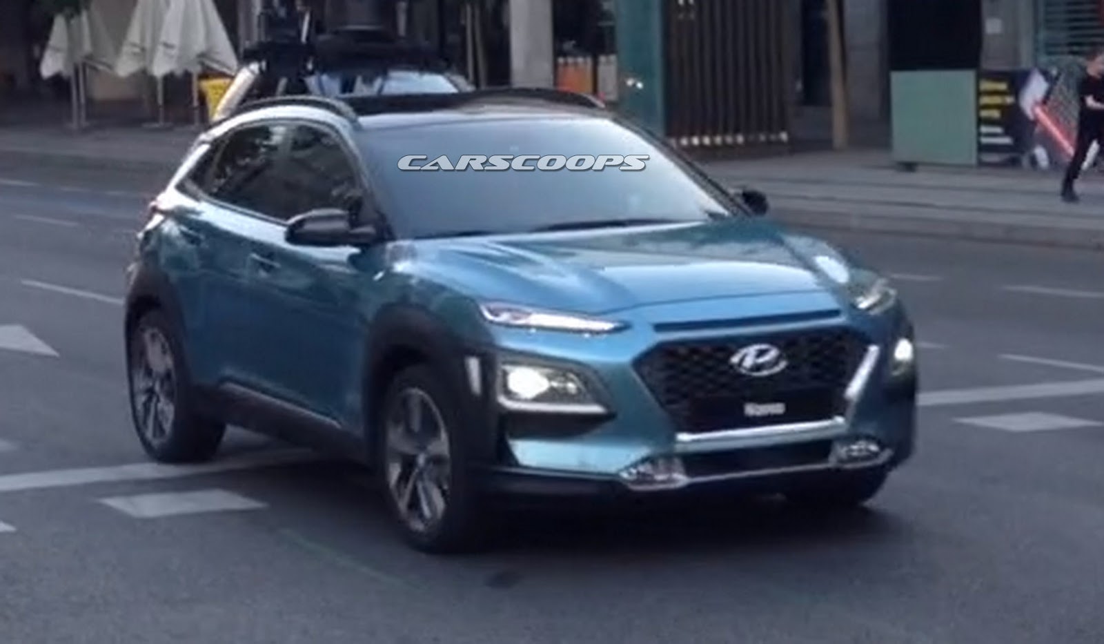 SUV nhỏ Hyundai Kona bắt đầu chạy thử trên phố