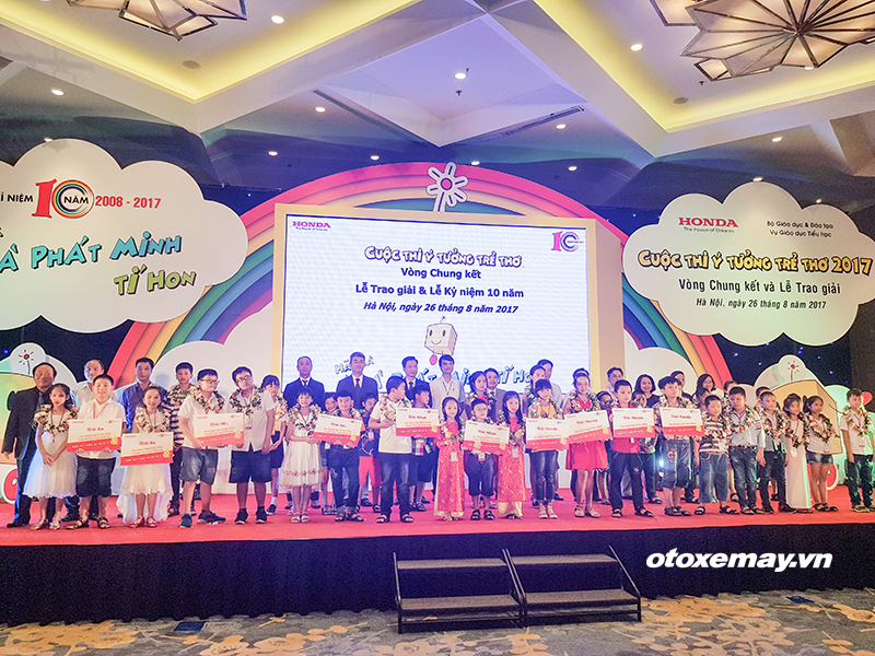 Honda Việt Nam đánh dấu 10 năm Cuộc thi Ý tưởng trẻ thơ