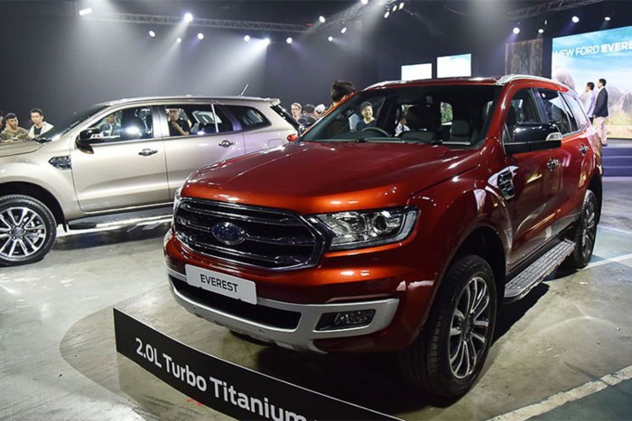 Phiên bản nâng cấp Ford Everest ra mắt tại Thái Lan, động cơ diesel EcoBlue và hộp số 10 cấp