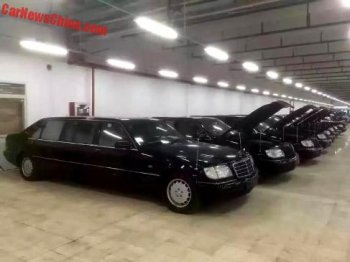 Chính phủ Trung Quốc thanh lý dàn limousine Mercedes-Benz