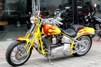 Chi tiết “Giấc mơ Mỹ” Harley Davidson CVO Softail Springer 2009 tại Hà Nội