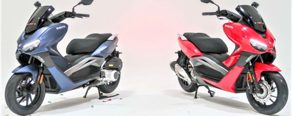 Cận cảnh xe tay ga WMoto ES250i 2022 giá 75 triệu đồng cạnh tranh Honda PCX